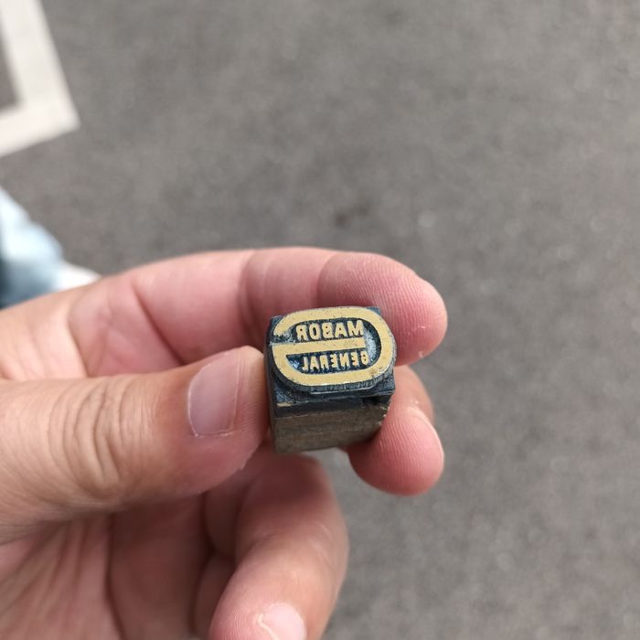 Mabor general Antigo e raro carimbo