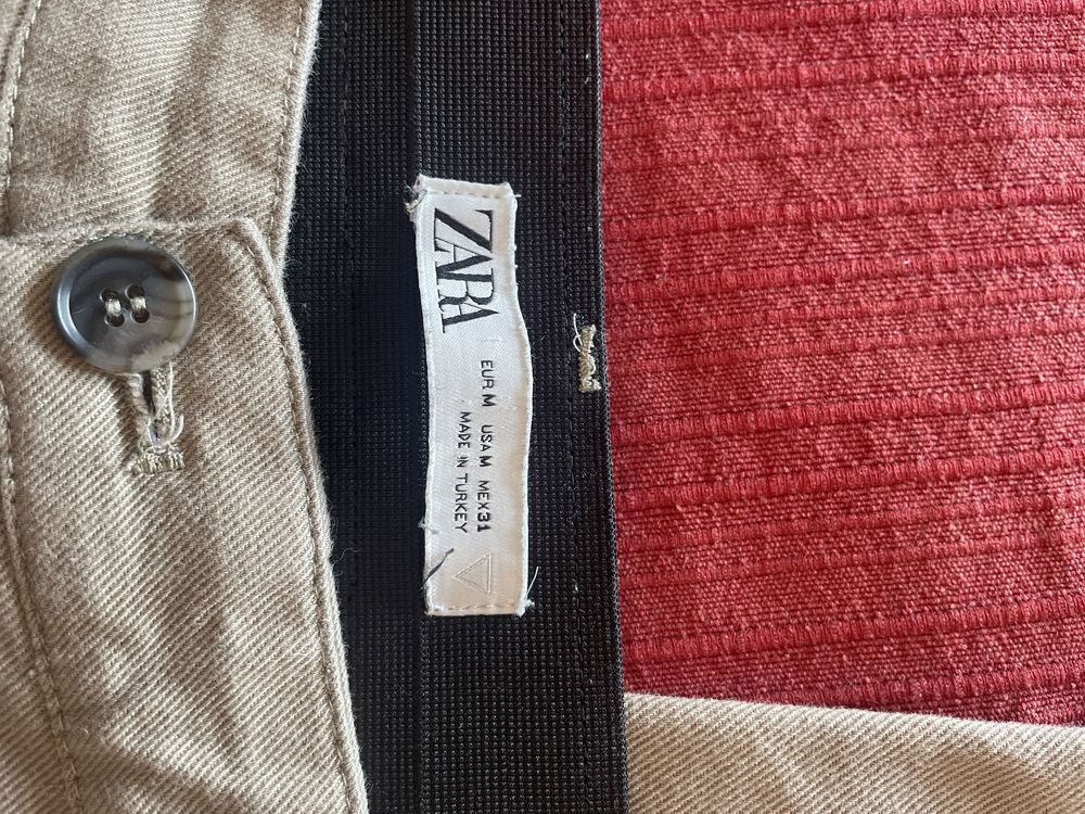 Calcas bege zara
