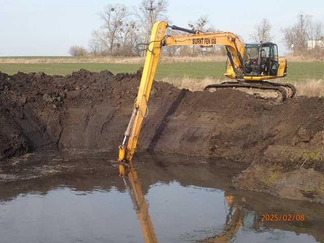 Koparka Kopanie Stawów,koparka linowa
