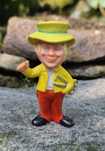 Figurka gumowa vintage Kapelusznik Mad Hatter Alicja w Krainie Czarów