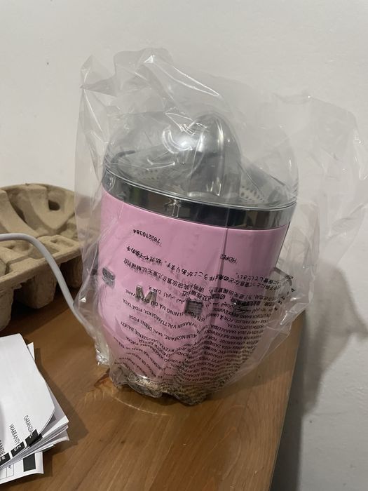 Espremedor Citrinos Smeg Rosa