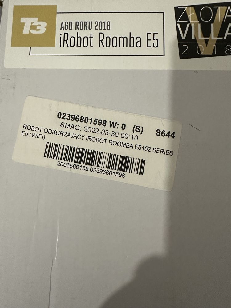 IROBOT Roomba e5 e 5152 odkurzacz faktura VAT