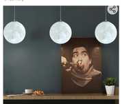 Lampa ksieżycowa wisząca