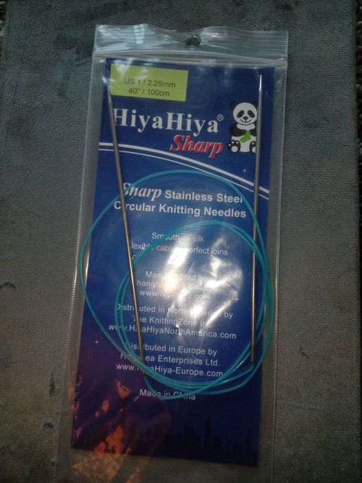 Нові вязальні спиці HiyaHiya 2,25 100 см