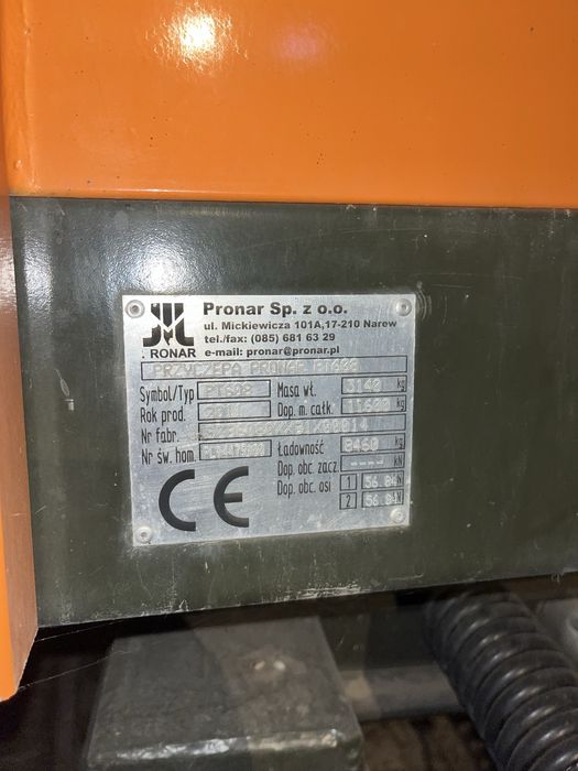 Przyczepa Pronar PT608 8,5t