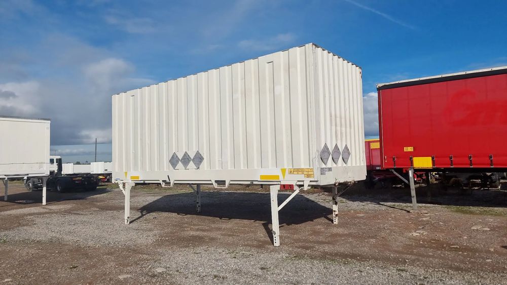 Krone 13.500zł netto 5x KONTENER ZABUDOWA BDF 7.45m STALOWY ZAMYKANY ROLETĄ MOŻLIWOŚĆ TRANSPORTU ST.BDB