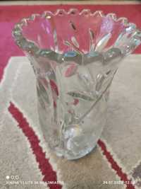 Duży wazon kryształowy art deco z Zawiercia! Stan idealny!
