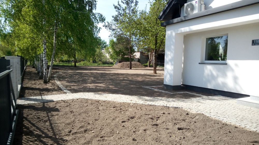 Glebogryzarka separacyjna,równanie,ukl kostki,rabaty,trawniki
