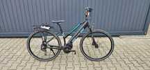 Poreklamacyjny, elektryczny rower trekkingowy MOOBY. Bafang, Shimano