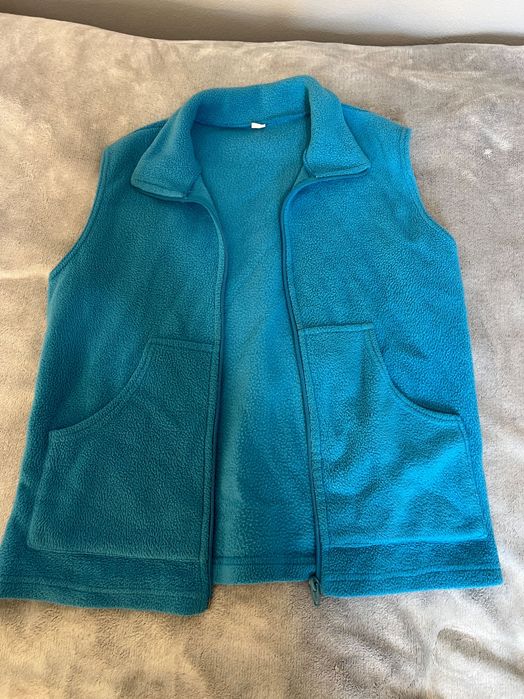 Kamizelka niebieska polarowa