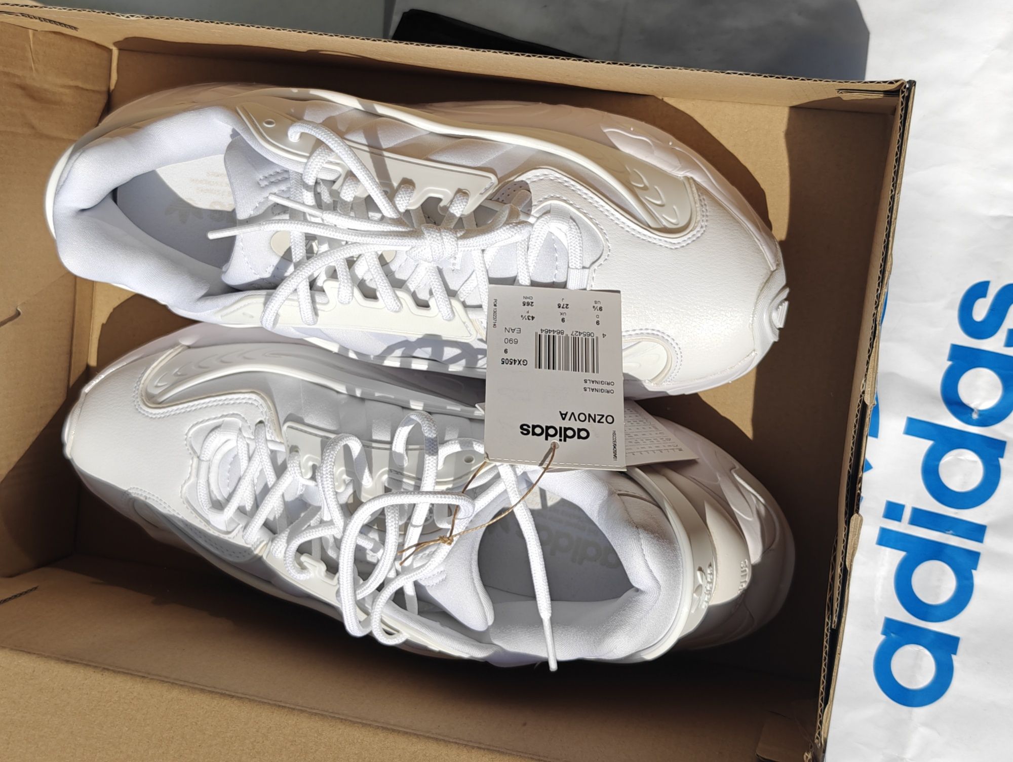 Nowe buty Adidas Oznova 43 męskie białe UK 9 jak ozweego air jordan