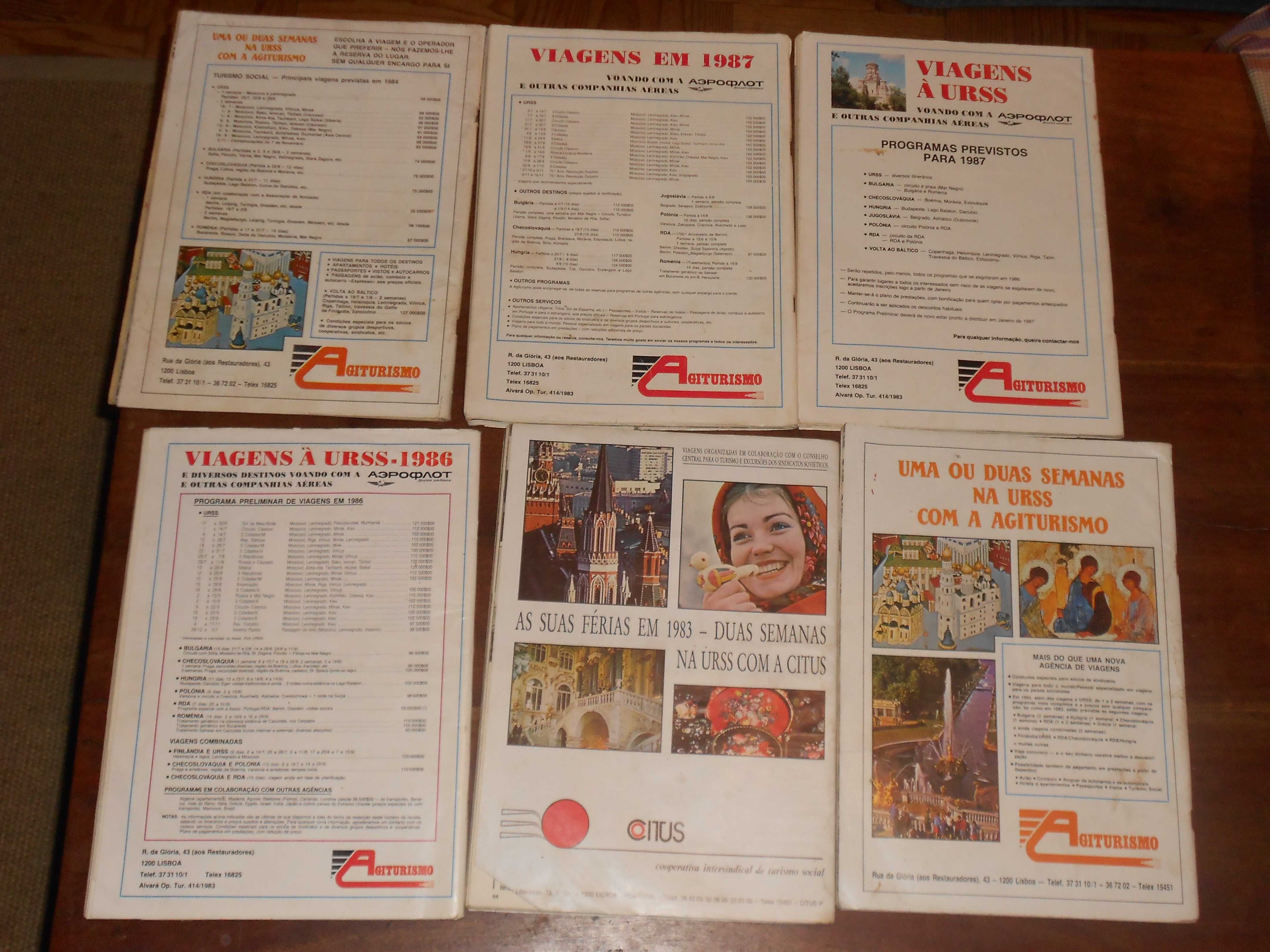 Revistas Vida Sovietica 83-87 nuclear