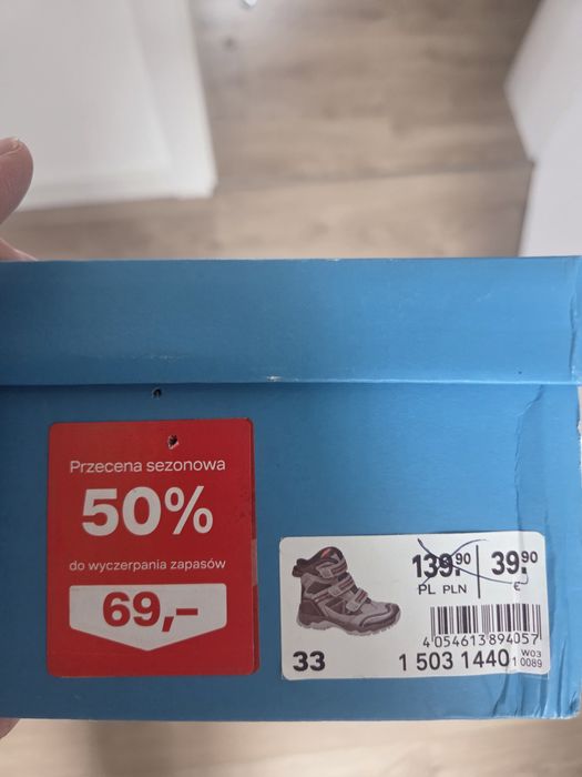 Buty zimowe nowe dla chłopca chłopìęce