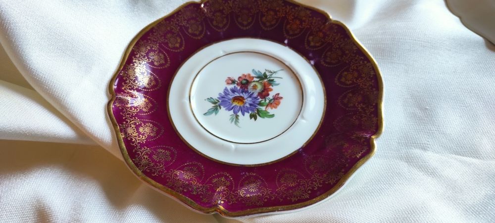 Talerzyk Porcelana Francuska Limoges  śred. 17cm.