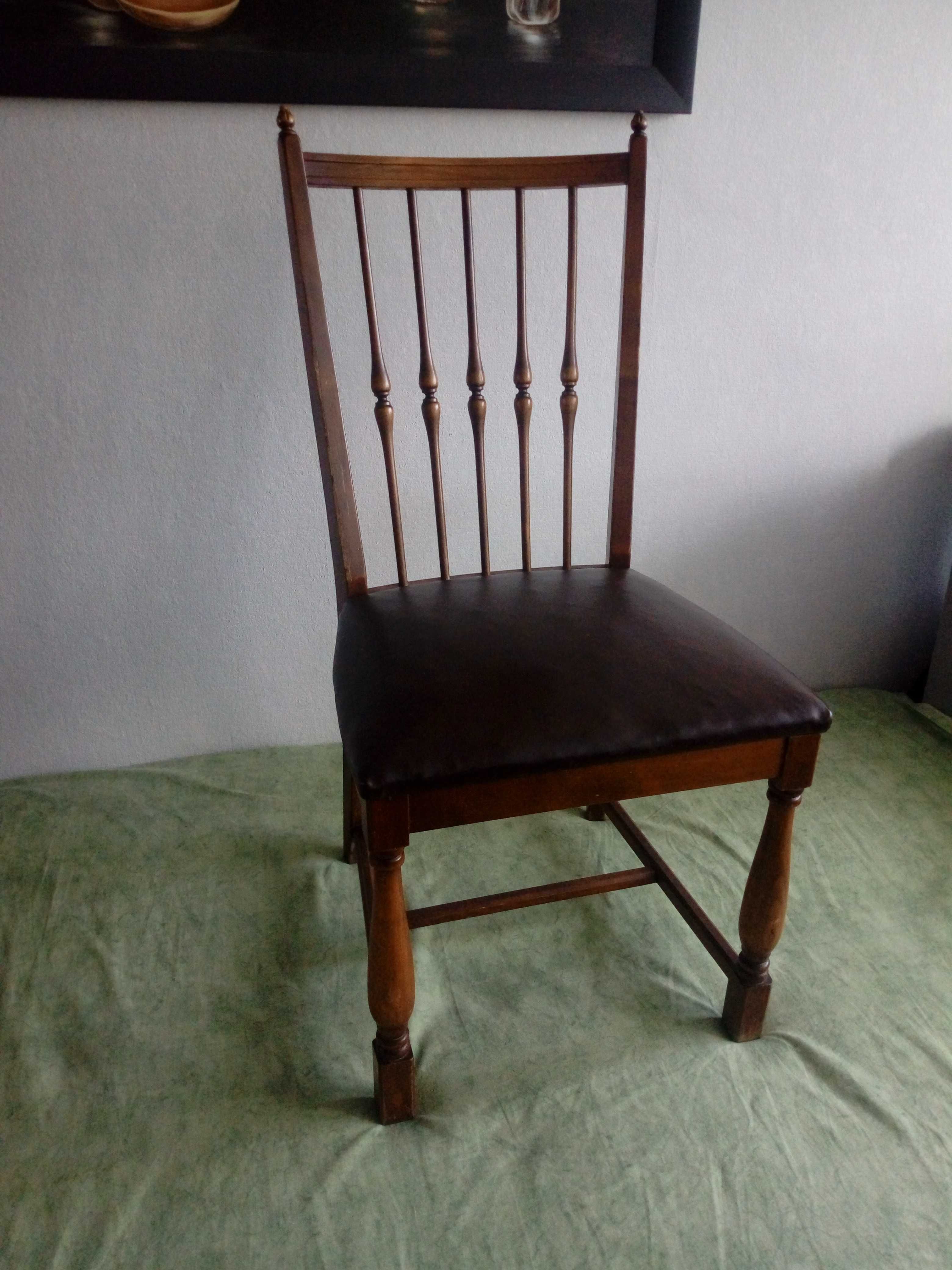krzesła -debowe  -60/70XXw.