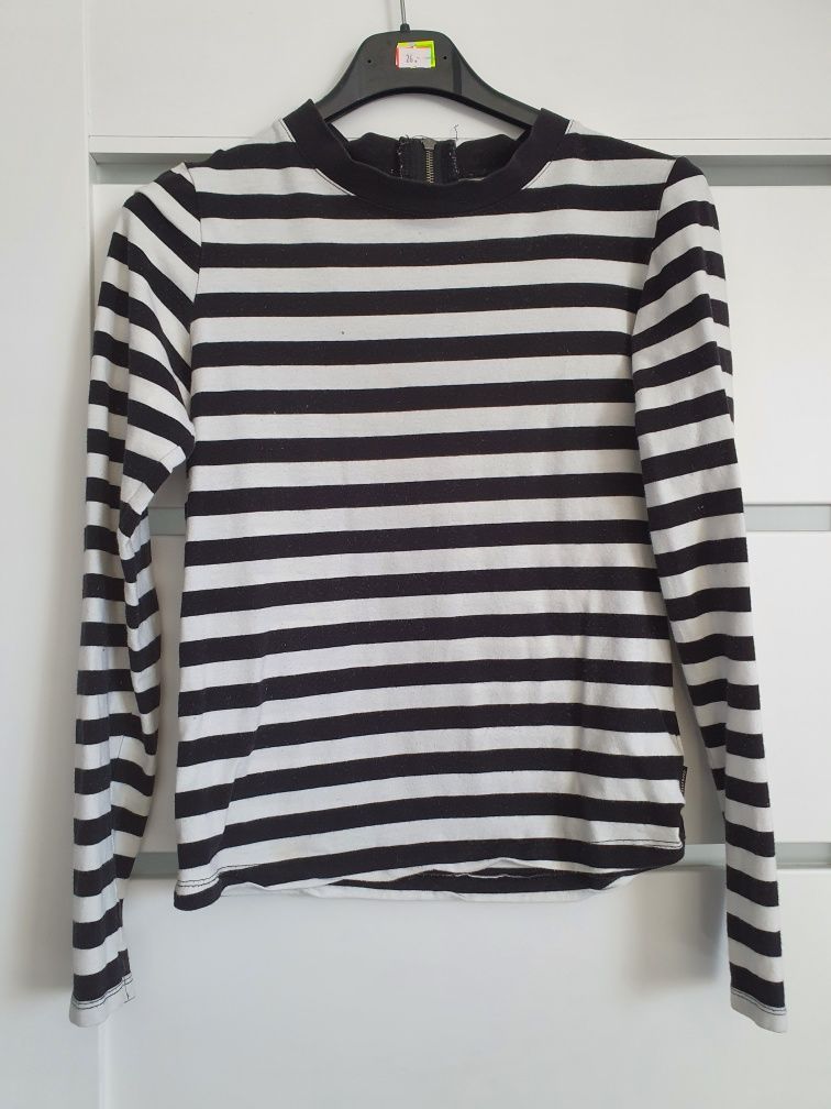 Bluzka w czarno białe paski Reserved r XS