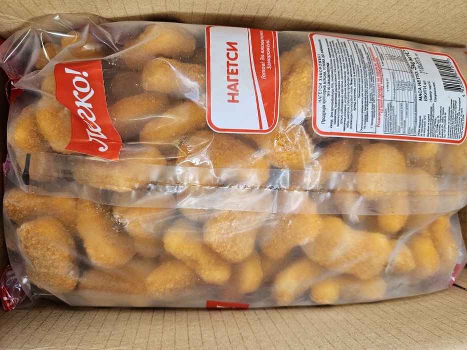 Наггетсы куриные Легко. Нагетси курячі Легко. 3кг