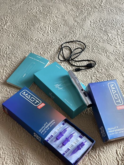 Zestaw MAST P10 do makijażu permanentnego i 2x opak Mast kartridże