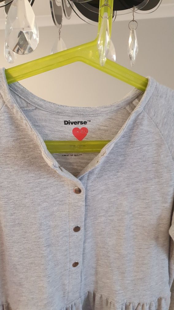 Sukienka dla dziewczynki diverse, rozmiar 128