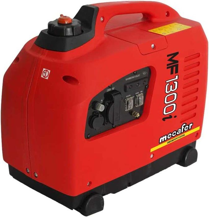 Mecafer 450113 Agregat prądotwórczy  1300W 230 V, Czerwony