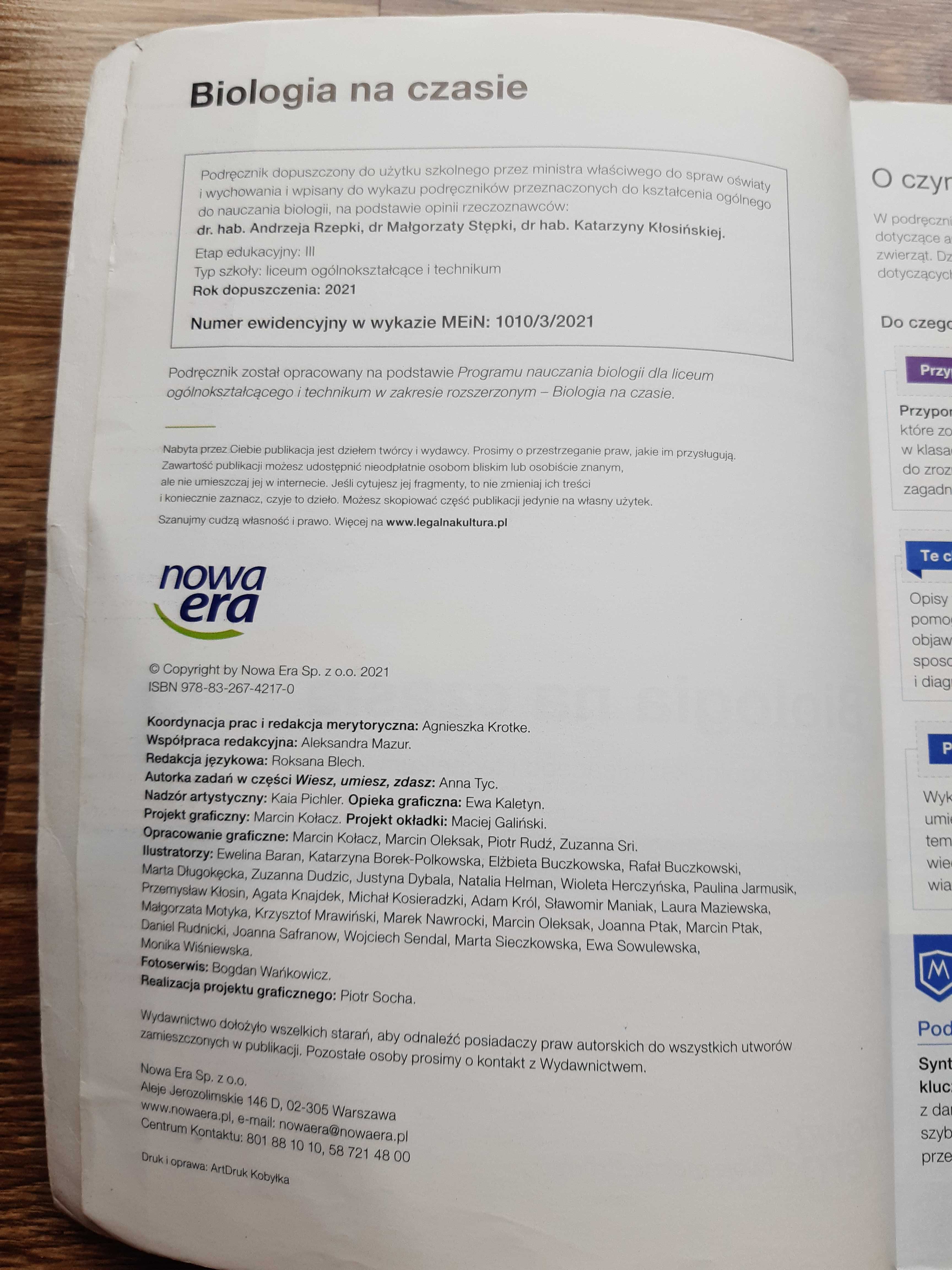 Biologia na czasie 3