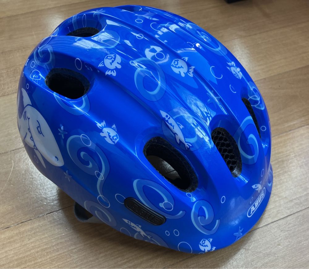 kask ABUS Smiley 2.0, miejski dla małych dzieci - blue shark