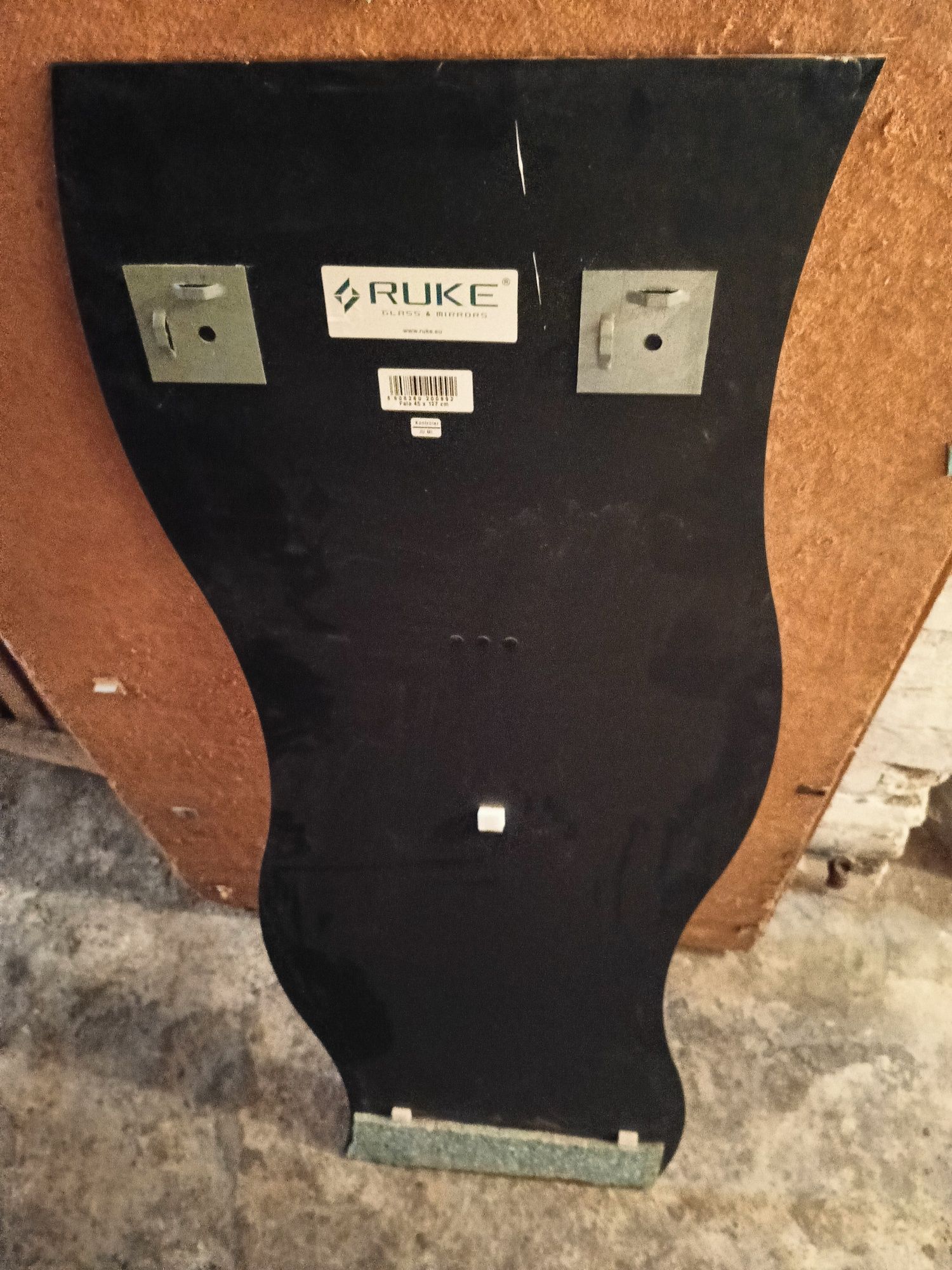Lustro  szklane 45x127