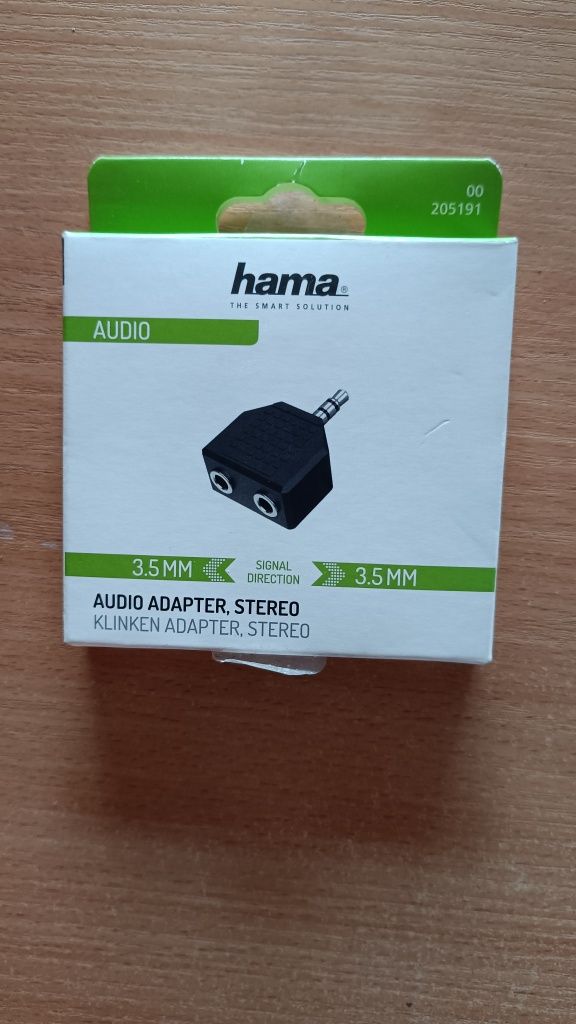 Adapter 2x3.5mm NOWY