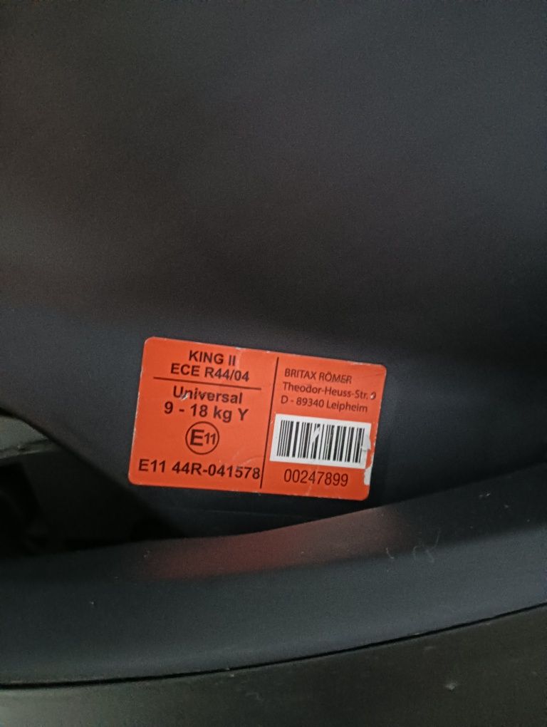 Fotelik samochodowy britax römer