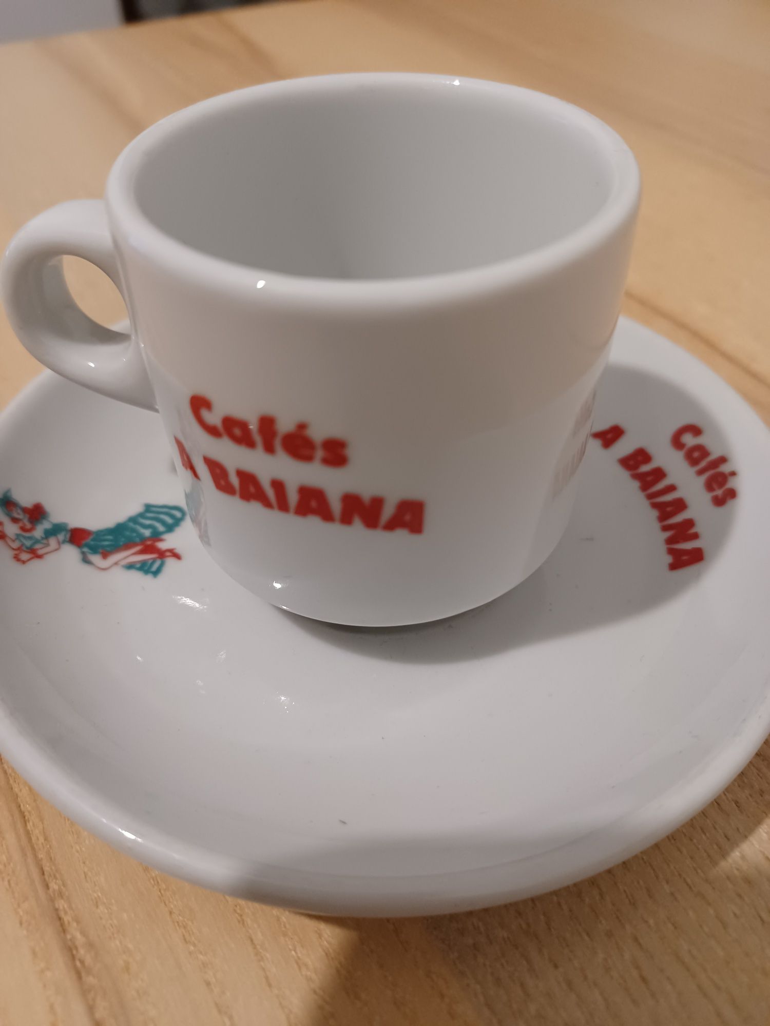 Chávenas de café Silveira e A Baiana - excelente estado (3 pares)