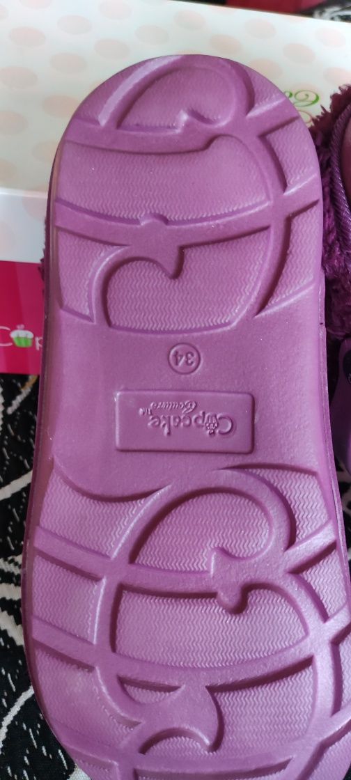 Buty CAPCAKE crocs z wkładką ocieplaną
