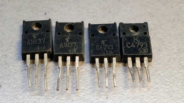 Біполярні транзистори  2SA1837 2SC4793 Б/В, оригінал.