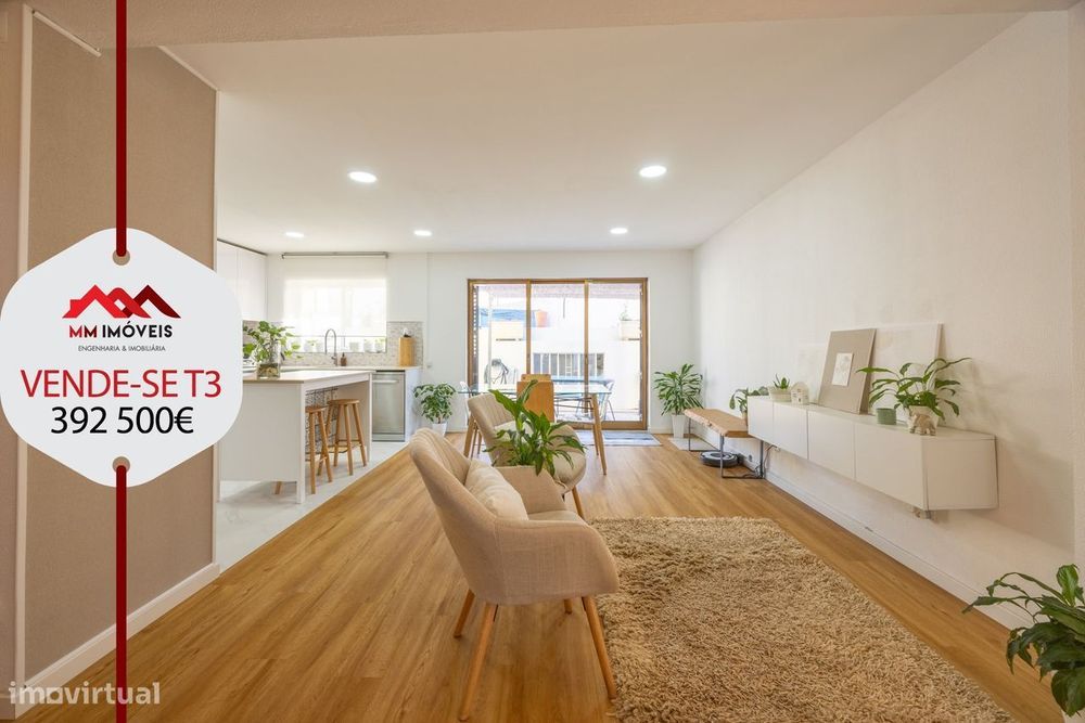 Moradia T3 | Gondomar | Renovada | Jardim | 3 Frentes | Terraço