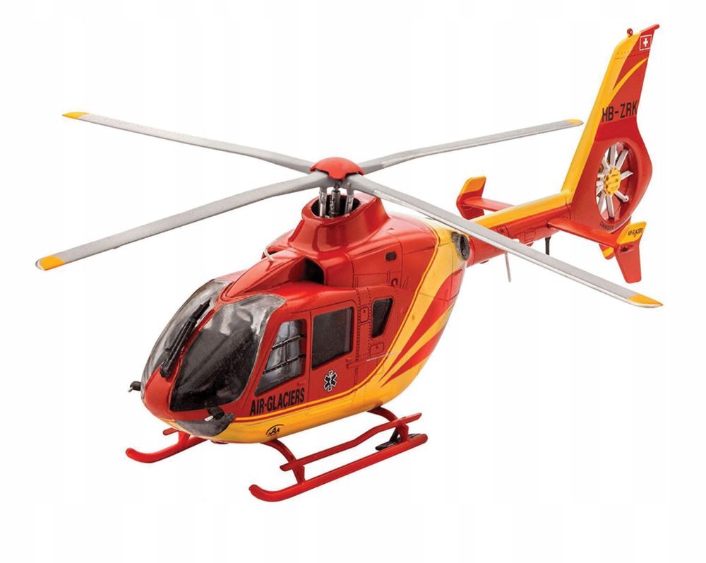 Model set do sklejania helikopter EC 135 Air-Glaciers Revell 64986