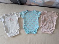 Body niemowlęce dla dziewczynki krótki rękaw
