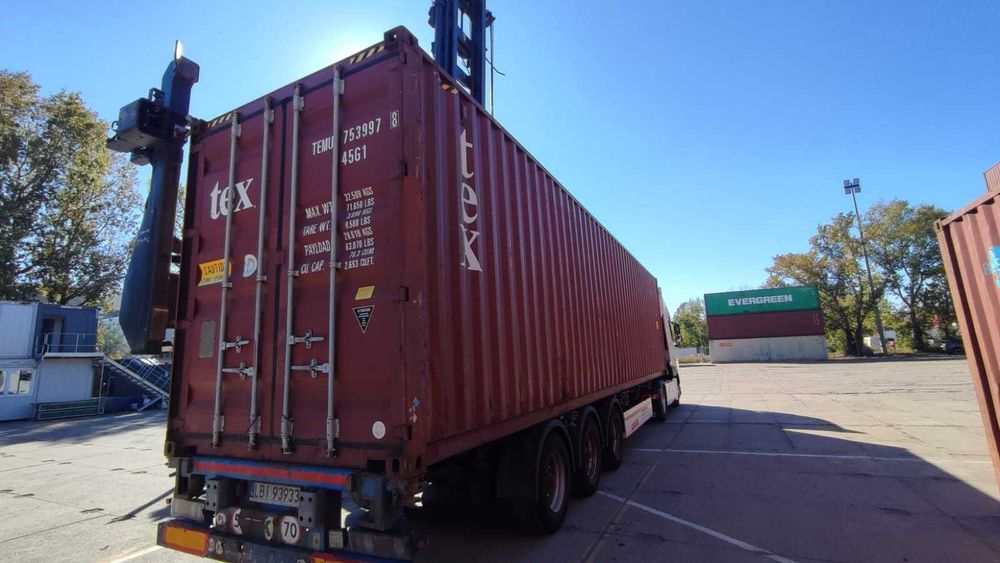 Kontener morski 12 metrowy / 40HC / Pewny Kontener / PZ