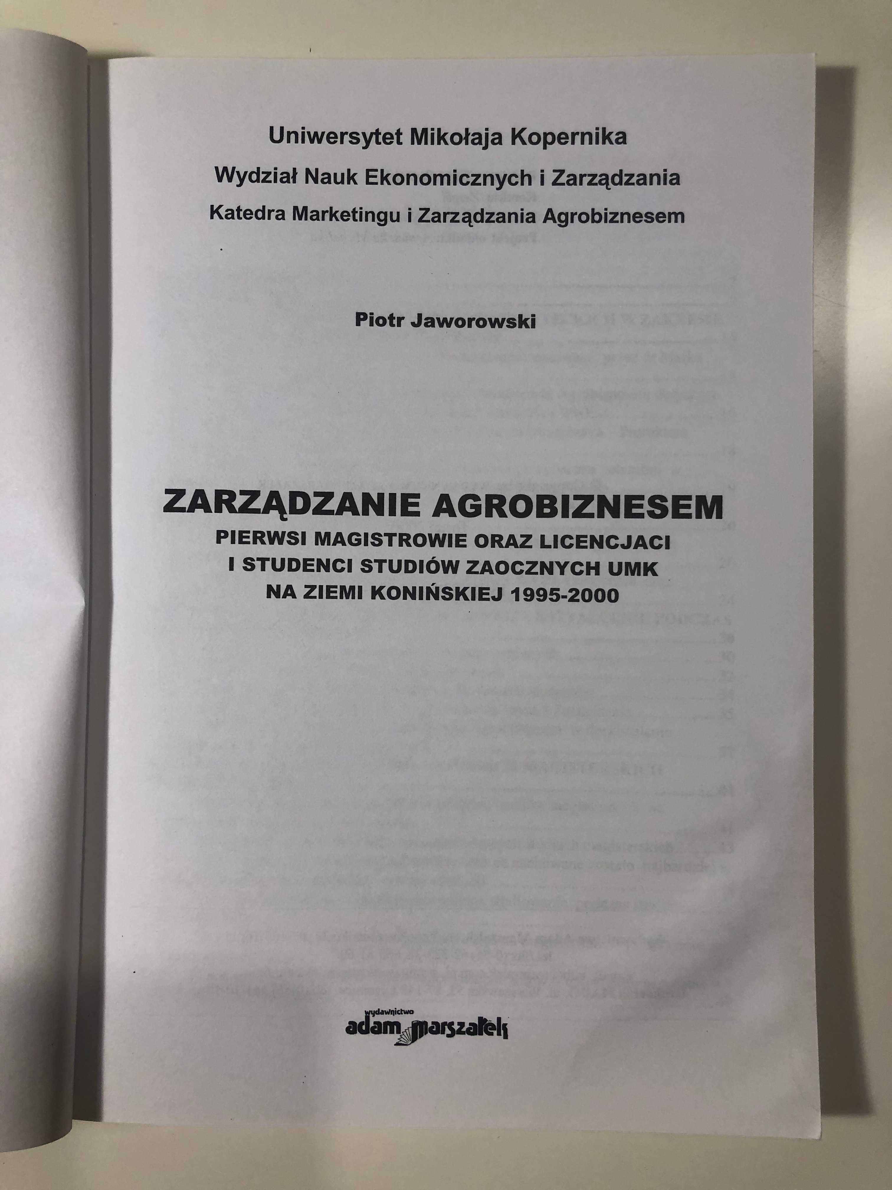 Zarządzanie agrobiznesem (Jaworowski P.)