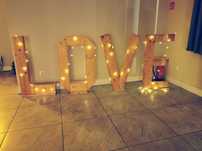 LOVE napis Sprzedam ślub wesele