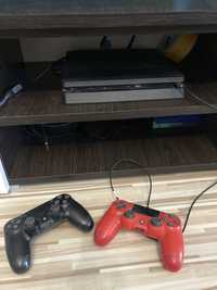 Ps4 + 1 Pad czarny + Gry