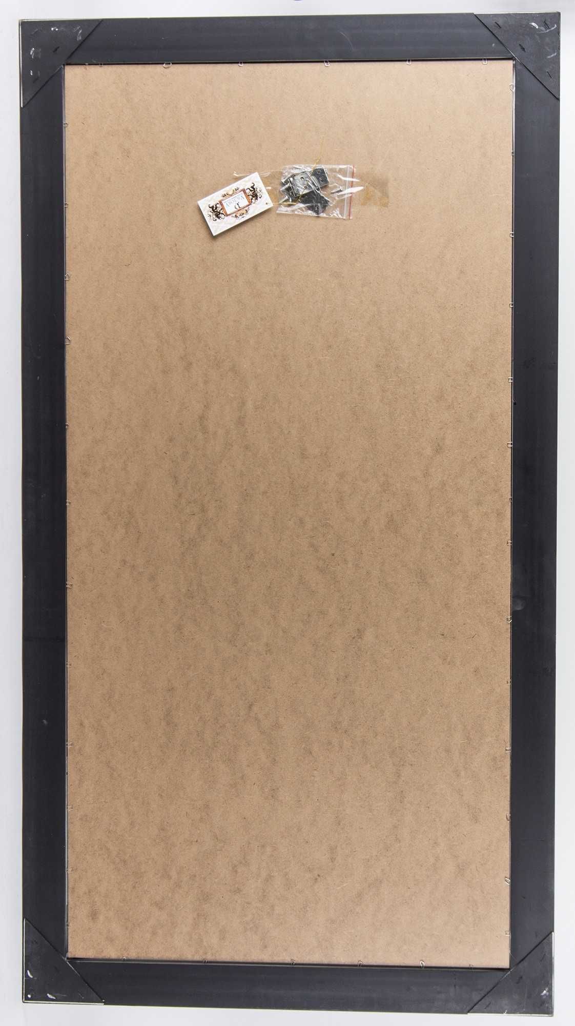 Lustro w srebrnej ramie 132 x 72 cm