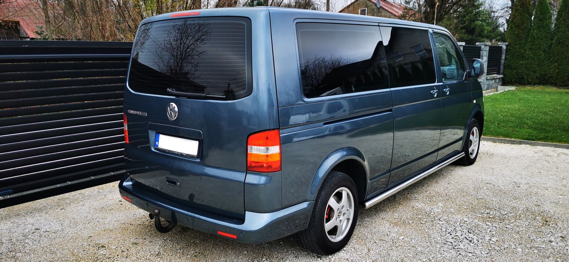 VW Transporter Caravelle T5 2.0i 8v benzyna Gaz LPG Long piękny 9-osób