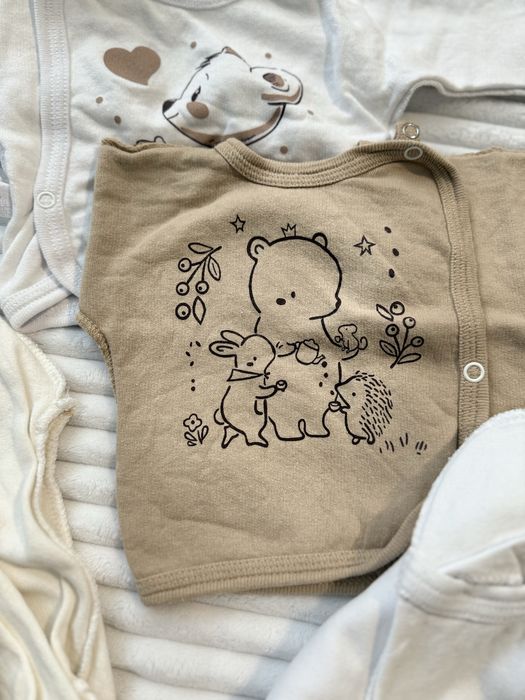 Одяг для немовля. Набір в пологовий для двійні.  розпашонка.