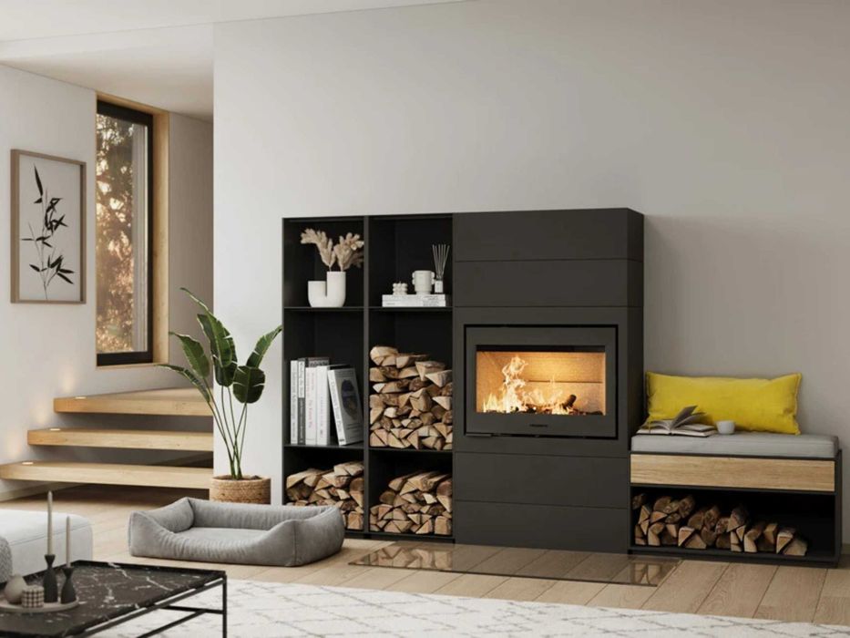 Kominek modułowy premium HWAM 5580C Autopilot 7kw Klasa A+ ECODEISGN