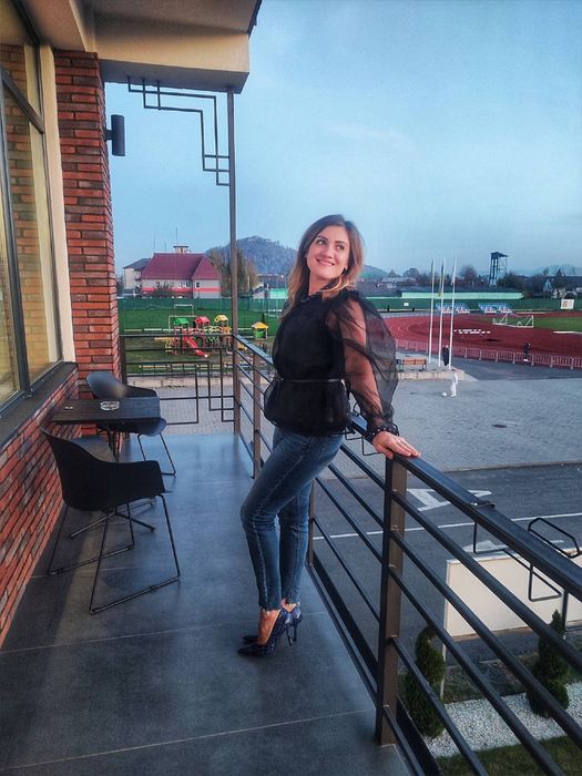 Блуза кофта з органзи topshop