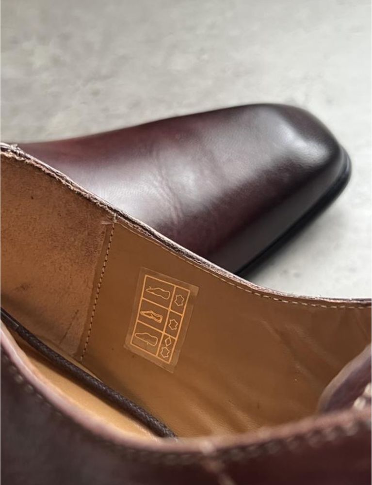 Наймовірні туфлі дербі від melvin & hamilton нові шкіра преміум