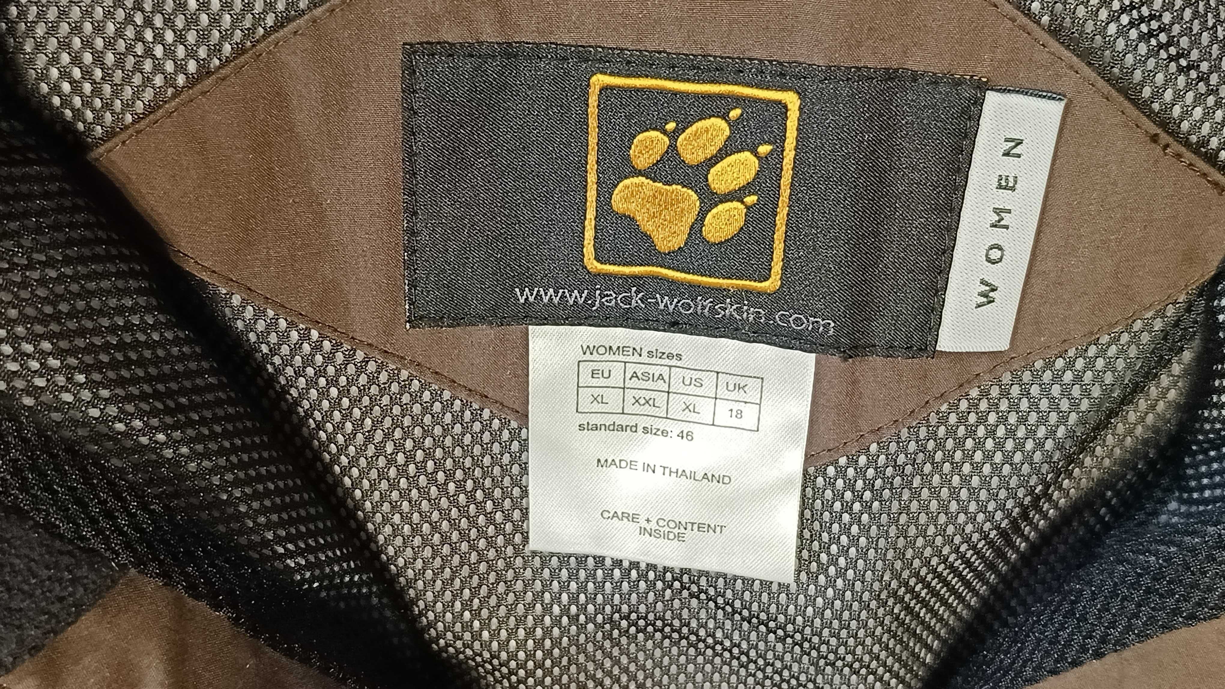 Damska kurtka turystyczna JACK WOLFSKIN TEXAPORE r.XL st.bardzo dobry