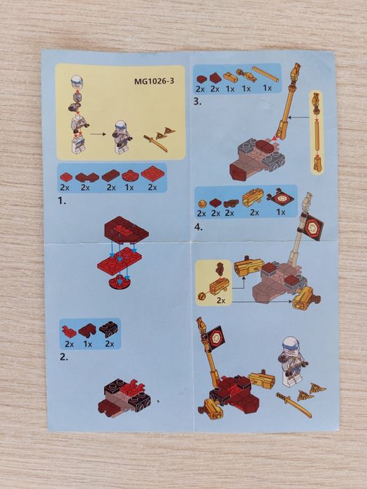 Klocki Ninjago pojazd + Zane / kompatybilne z Lego