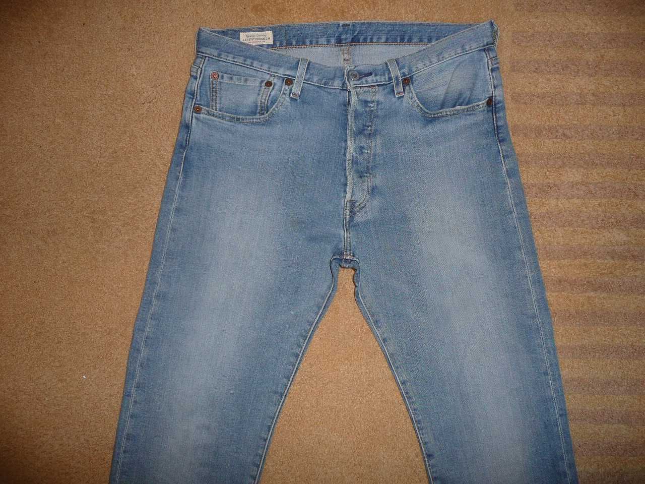 Spodnie dżinsy LEVIS 501 W31/L30=41,5/102cm PREMIUM jeansy