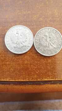 2 sztuki monet 1zł z 1929