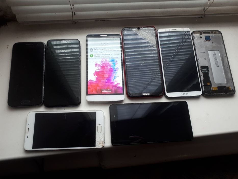 Лот телефонів Samsung, Huawei,Lg,Meizu